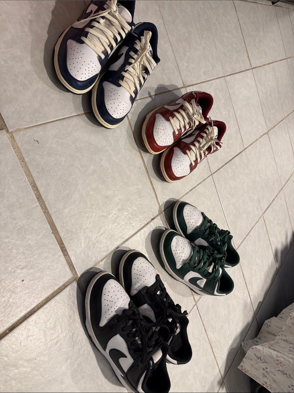 Nike Dunks (Four Pairs)